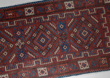 Mid Century Pashtun Kilim - 4'1 x 11'2