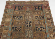 Antique Kazak Rug - 3'5 x 4'10