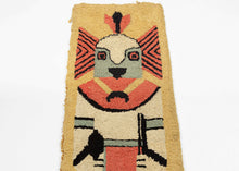 Hooked "1963" Kachina Rug- 1'2 x 3'3