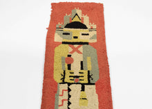 Hooked "1959" Kachina Rug - 1'2 x 3'3