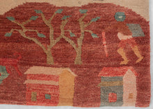 Tibetan Village Scene Runner - 2'5 x 9'7