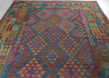 Contemporary Maimana Kilim - 8' x 10'