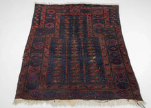 Antique Timuri Baluch Rug - 3' x 3'6