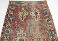 Antique Kazak Rug - 3' x 4'3