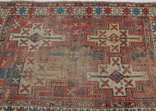 Antique Kazak Rug - 3' x 4'3