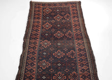 Antique Mina Khani Baluch Rug - 2'9 x 4'10