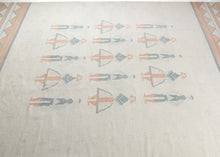 Mid Century Polish Kilim - 6'6 x 9'7