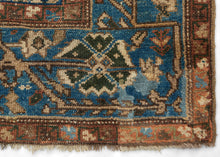 Wide Border Kurdish Rug - 4' x 9'