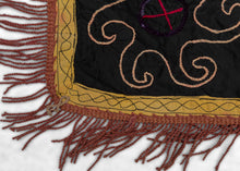 Fringed Uzbek Suzani - 2' x 2'
