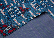 Vintage Indian Block Print Patchwork - 4'8 x 7'3
