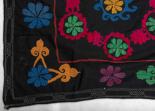 Vintage Vibrant Uzbek Suzani - 4'6 x 5'9