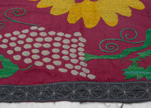 "1975" Peacock Suzani  - 5'8 x 9'2