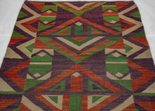 Mid Century Scandinavian Kilim - 4'9 x 5'10