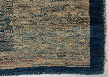 Blue Tibetan Mat - 3'1 x 5'4