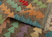 Contemporary Maimana Kilim - 5' x 6'4