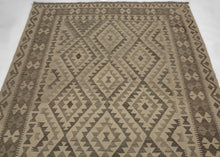 Contemporary Maimana Kilim - 5' x 6'8