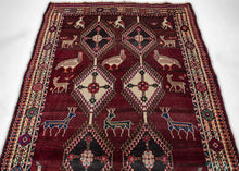 Vintage Shiraz Rug - 4'1 x 6'5