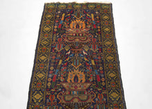 Vintage Baluch Rug - 2'11 x 5'3