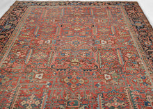 All-Over Straight Leaf Heriz Rug - 8'5 x 11'2