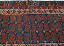 Antique 19th Century Kurdish Rug - 4'7 x 6'4