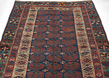 Antique 19th Century Kurdish Rug - 4'7 x 6'4