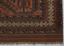 Orange and Blue Baluch Rug - 3'3 x 6