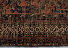 Orange and Blue Baluch Rug - 3'3 x 6