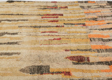 Abstract High Atlas Moroccan Shag Rug - 7'6 x 9'11