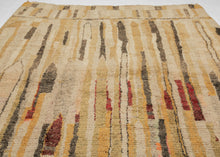 Abstract High Atlas Moroccan Shag Rug - 7'6 x 9'11