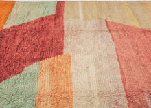 Color Block High Atlas Moroccan Shag Rug - 8'1 x 10'2