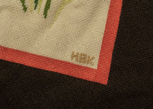 Signed Tigers Needlepoint - 4'9 x 6'8