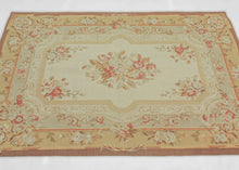 Vintage Aubusson Style Rug - 3'10 x 6'