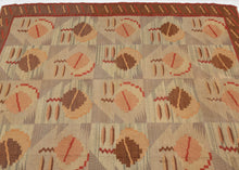 Mid Century Scandinavian Kilim - 5'3 x 6'6