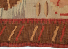 Mid Century Scandinavian Kilim - 5'3 x 6'6