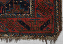 Vibrant Antique Baluch Rug - 2'10 x 4'5