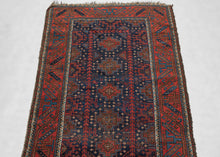 Vibrant Antique Baluch Rug - 2'10 x 4'5