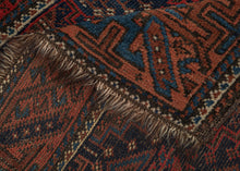 Vibrant Antique Baluch Rug - 2'10 x 4'5