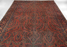 Dynamic Red Sarouk Rug - 8'5 x 11'4