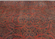 Dynamic Red Sarouk Rug - 8'5 x 11'4