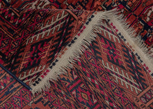 Midcentury Tekke Turkmen Rug - 4' x 6'1