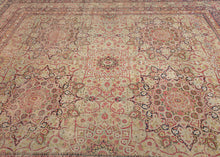 Antique Lavar Kerman Rug - 9'3 x 11'4