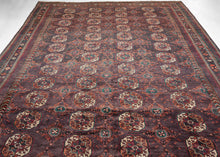 Purple Afghan Rug - 8’8 x 13’1