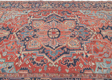 Antique Heriz Rug  - 7’7 x 11’5