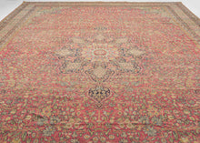 Antique Lavar Kerman Rug - 12’10 x 18’10