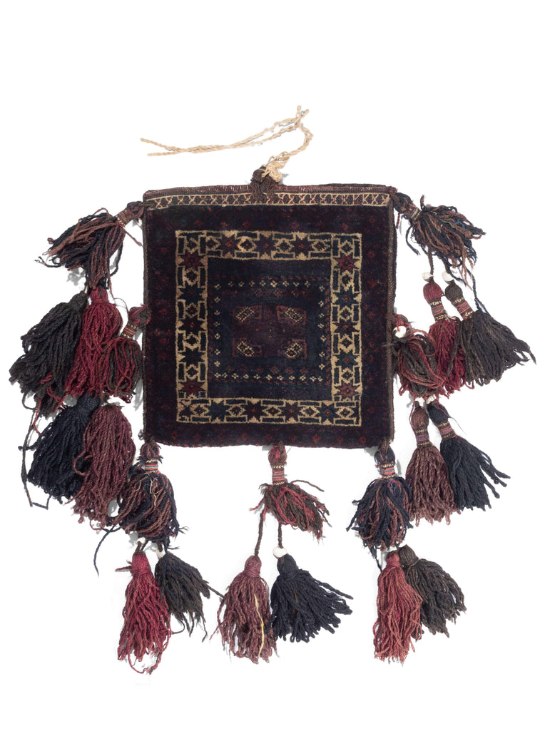 Baluch Chanteh with Tassels - 1' x 1'3