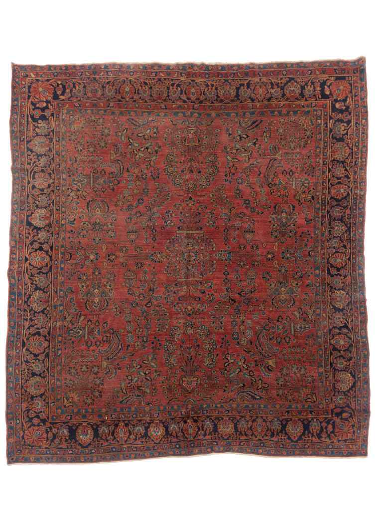 Antique West Persian Sarouk Area rug