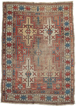 Antique Kazak Rug - 3' x 4'3