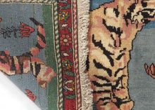Vintage Bakhtiari Tiger - 1'8 x 2'11
