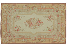 Vintage Aubusson Style Rug - 3'10 x 6'