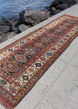 Antique Kurdish Runner - 3'8 x 11'2